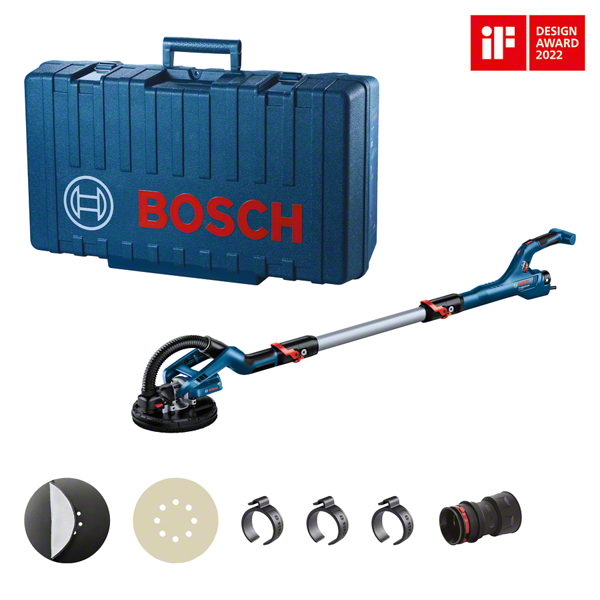 ชุดเครื่องขัดผนัง Bosch GTR 550 พร้อมอุปกรณ์เสริม.