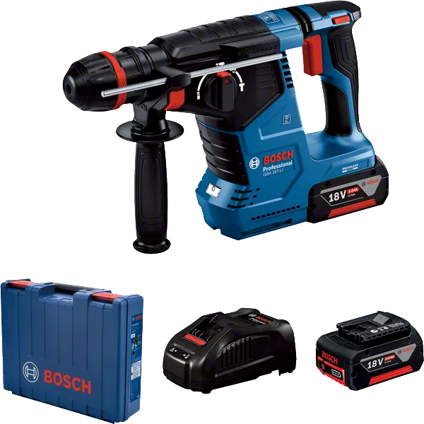 สว่านโรตารี่ Bosch GBH 187-LI พร้อมชุดแบตเตอรี่ 18V