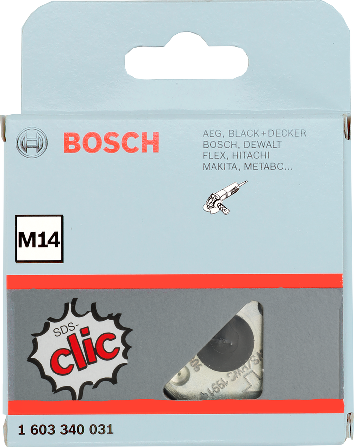 น็อตล็อคเร็ว Bosch SDS clic M14 สำหรับเครื่องเจียรไฟฟ้า