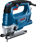 จิ๊กซอว์ Bosch GST 750 พร้อมด้ามจับที่ถูกหลักสรีรศาสตร์.