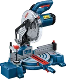 เลื่อยองศา Bosch GCM 254 พร้อมมาตราส่วนการตัดที่แม่นยำ.