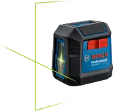 เครื่องมือวัดระดับเลเซอร์ Bosch GLL 50 G พร้อมเส้นสีเขียว.
