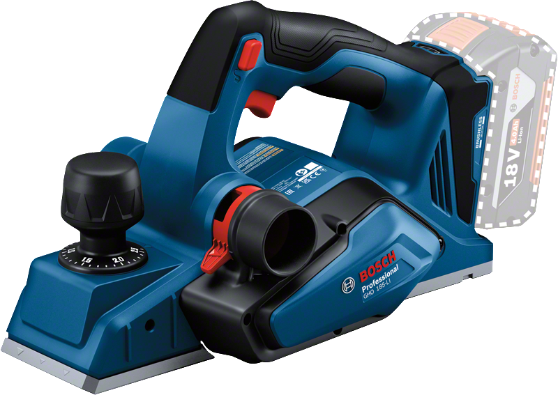 เครื่องไสไม้ไร้สาย Bosch GHO 185-LI สำหรับการไสไม้.