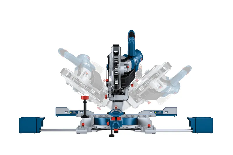 GCM 18V-216 D เลื่อยองศาไร้สาย Bosch GCM 18V-216 D พร้อมมุมปรับ.