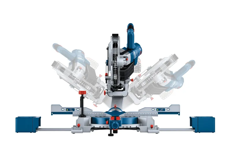 เลื่อยตัดองศาไร้สาย Bosch GCM 18V-254 D พร้อมระบบปรับองศาเอียง