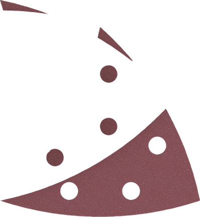 แผ่นขัด Bosch PRO F460 เม็ดผสม 93 x 93 มม.