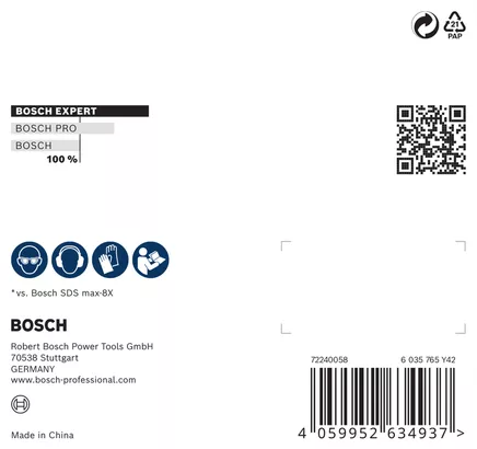 บรรจุภัณฑ์ดอกสว่านกระแทก Bosch EXPERT SDS max
