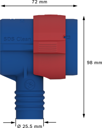 ข้อต่อสว่านโรตารี่ Bosch EXPERT SDS Clean max.