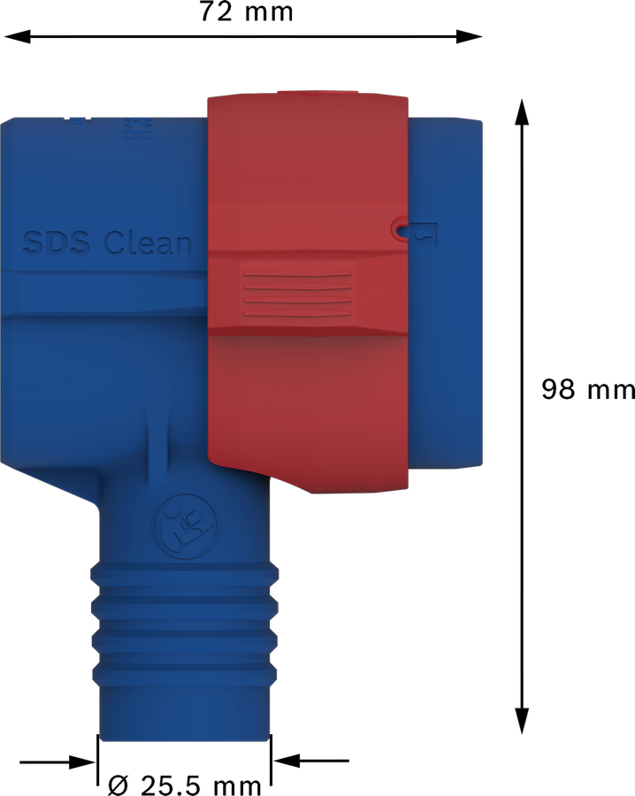หัวต่อ EXPERT SDS Clean max