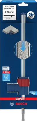 ชุดดอกสว่านกระแทก Bosch EXPERT SDS Clean plus-8X 16×200×350 มม.