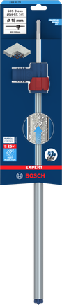 ชุดดอกสว่านเจาะกระแทก EXPERT SDS Clean plus-8X ขนาด 18 x 400 x 550 ดอกสว่าน Bosch EXPERT SDS Clean plus-8X ขนาด 18 มม.