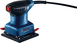 เครื่องขัดกระดาษทรายแบบสั่นสะเทือน Bosch GSS 140 พร้อมด้ามจับตามหลักสรีรศาสตร์.