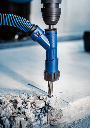 อะแดปเตอร์สกัดแบน Bosch EXPERT SDS max สำหรับการสกัดคอนกรีต.