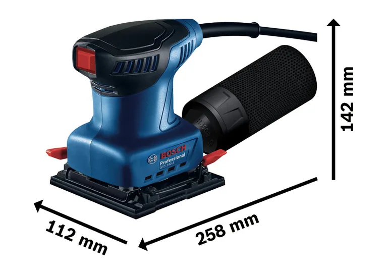 Bosch GSS 140 เครื่องขัดพร้อมระบบดูดฝุ่น.