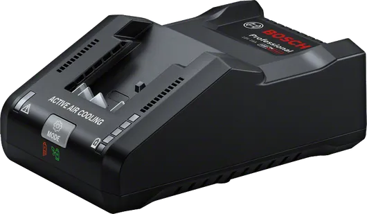เครื่องชาร์จ Bosch GAL 18V-160 พร้อมระบบระบายความร้อนด้วยอากาศ.