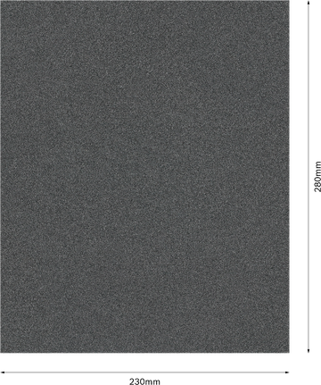 กระดาษทรายขัดด้วยมือ PRO C344 wet and dry, 230 x 280 มม., G80, 100 ชิ้น Bosch PRO C344 G80 แผ่นขัดเปียกและแห้ง 230x280มม.