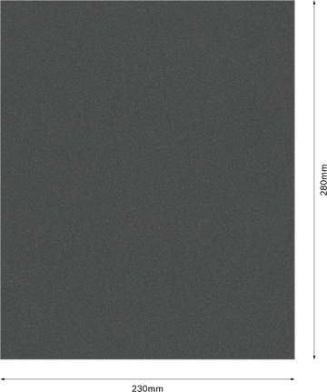 กระดาษทรายขัดด้วยมือ PRO C344 wet and dry, 230 x 280 มม., G240, 100 ชิ้น Bosch PRO C344 แผ่นขัดมือเปียกและแห้ง G240