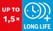 Object #200428951: benefit_icon_longlife_up_to_1.5x_without_asterisk_cmyk-428951