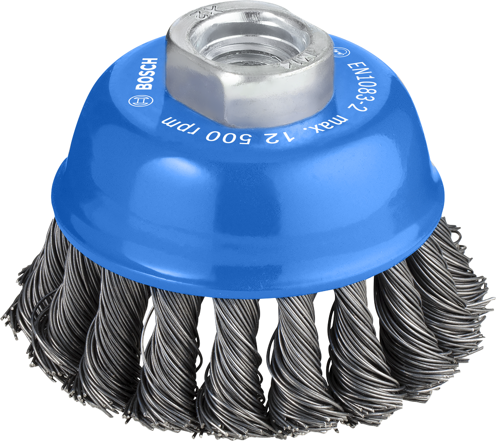 แปรงถ้วยโลหะหนัก Bosch PRO ขนาด 75 มม. สำหรับเครื่องเจียร.