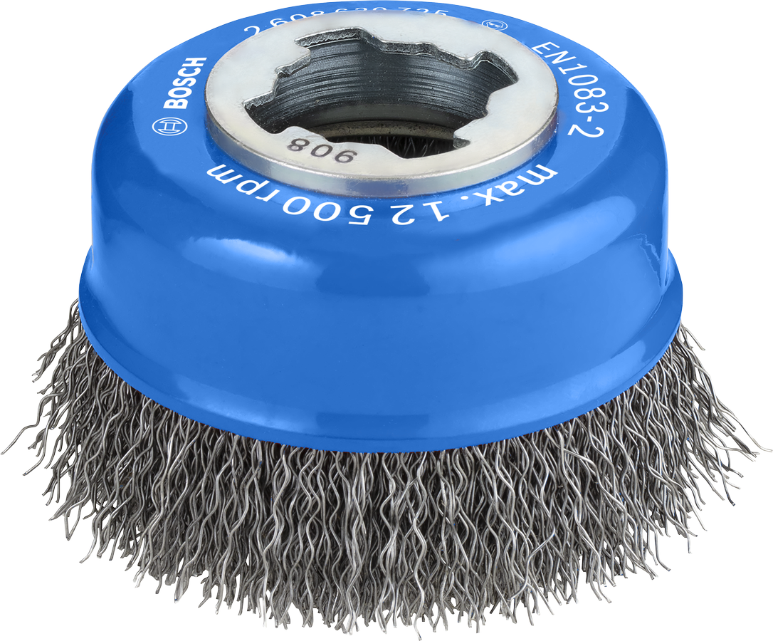 แปรงถ้วย Bosch PRO Metal Clean X-Lock ลวดขนาด 75 มม.