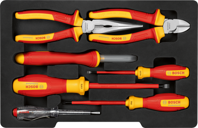 ชุดผสมเครื่องมือช่าง VDE 7 ชิ้น Professional