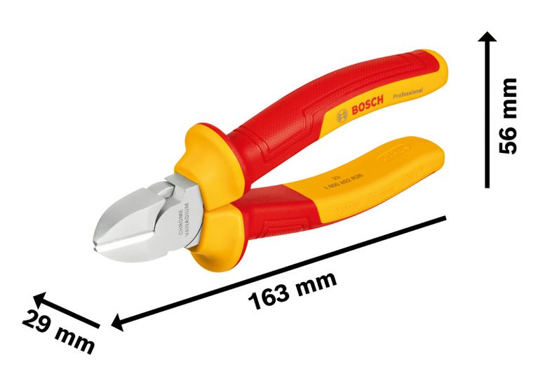 เครื่องตัดเฉียง Bosch VDE 160มม. ด้ามจับหุ้มฉนวน
