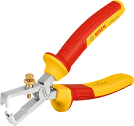 คีมปอกสายไฟอเนกประสงค์ Bosch VDE พร้อมด้ามจับหุ้มฉนวน.