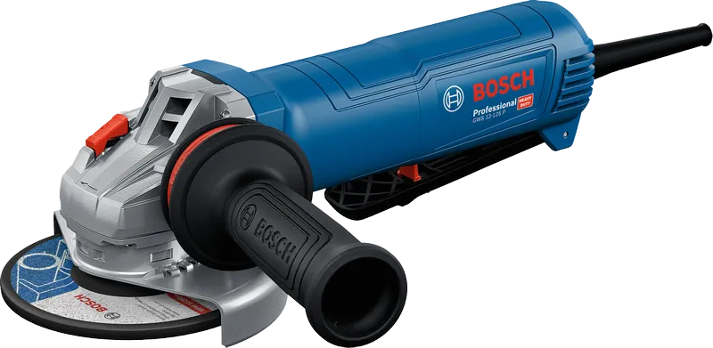 เครื่องเจียรไฟฟ้า Bosch GWS 12-125 P พร้อมด้ามจับด้านข้าง.