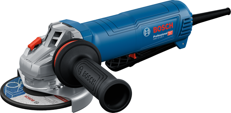 เครื่องเจียรไฟฟ้า Bosch GWS 12-125 P พร้อมด้ามจับด้านข้าง.