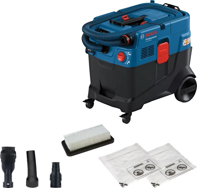 Bosch GAS 400 เครื่องดูดฝุ่นแบบเปียกและแห้งพร้อมอุปกรณ์เสริม