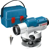 ระดับน้ำแบบออปติคอล Bosch GOL 32 D พร้อมกระเป๋าใส่เครื่องมือ.