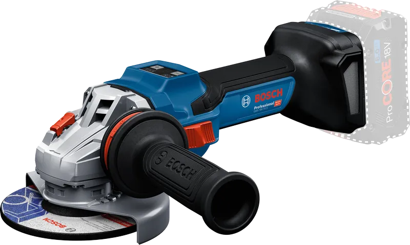 เครื่องเจียรไร้สาย Bosch GWS 18V-15 S แบตเตอรี่ ProCORE 8Ah.