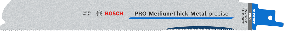 ใบมีดโกน Bosch PRO Medium-Thick Metal precise S1137BEF