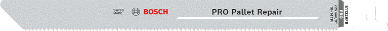 ใบมีด Bosch PRO Pallet Repair S1132VFR พร้อมฟันแบบต่างๆ.