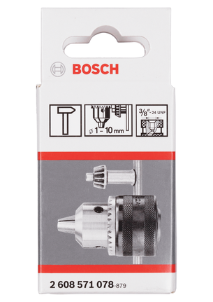 หัวจับดอกสว่าน Bosch 3/8″ 1–10 มม.
