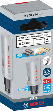 ดอกเจาะคว้าน PRO Multi Material PC Plus, 29 มม. ใบเลื่อยเจาะรู Bosch PRO Multi Material ขนาด 29 มม.