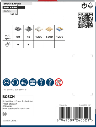 ดอกเจาะคว้าน PRO Multi Material PC Plus, 95 มม. ใบเลื่อยเจาะรู Bosch PRO Multi Material ขนาด 95 มม.
