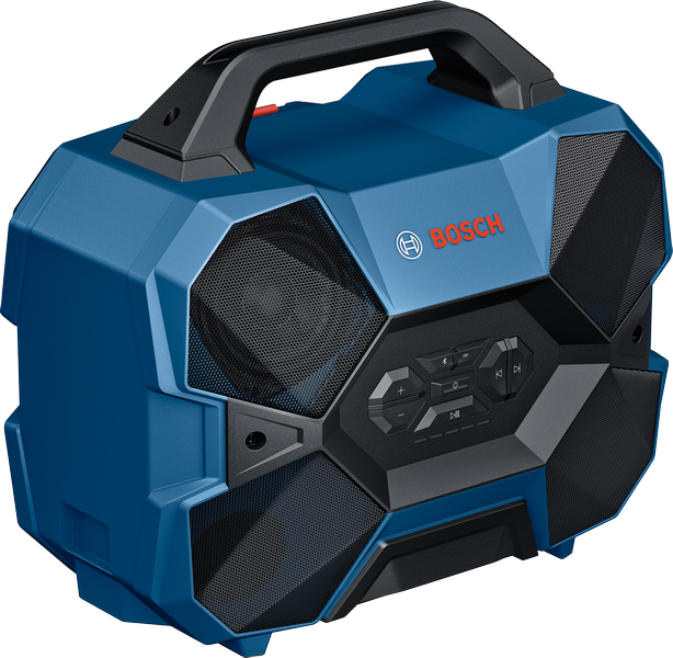 วิทยุ Bosch GPB 18V-6 C พร้อมแผงควบคุมในตัว.
