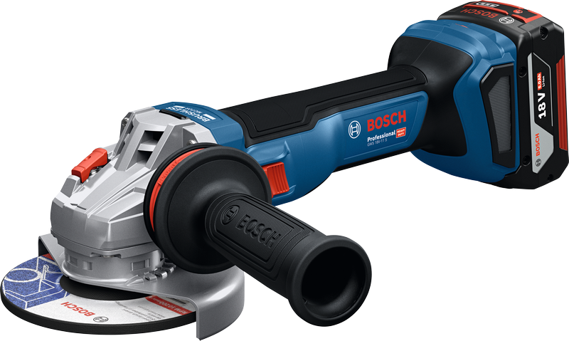เครื่องเจียรไฟฟ้าไร้สาย Bosch GWS 18V-11 พร้อมแบตเตอรี่ 5Ah