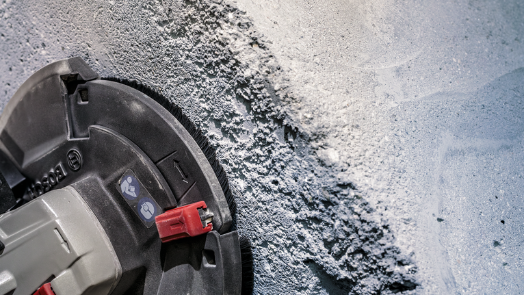 เครื่องเจียรคอนกรีตขัดผนังฉาบปูนที่ขรุขระ