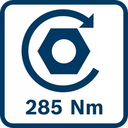 แรงบิดในการขัน 285 นิวตันเมตร