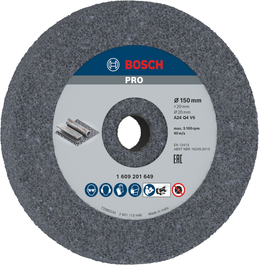 ใบเจียรโลหะ Bosch PRO 150 x 20 x 20 มม. G24.