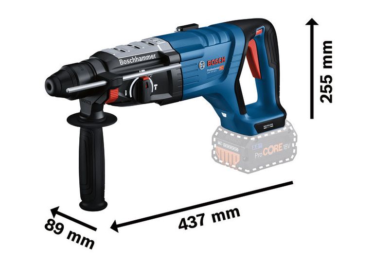 Bosch GBH 18V-28 D สว่านโรตารี่ไร้สายพร้อม SDS plus.