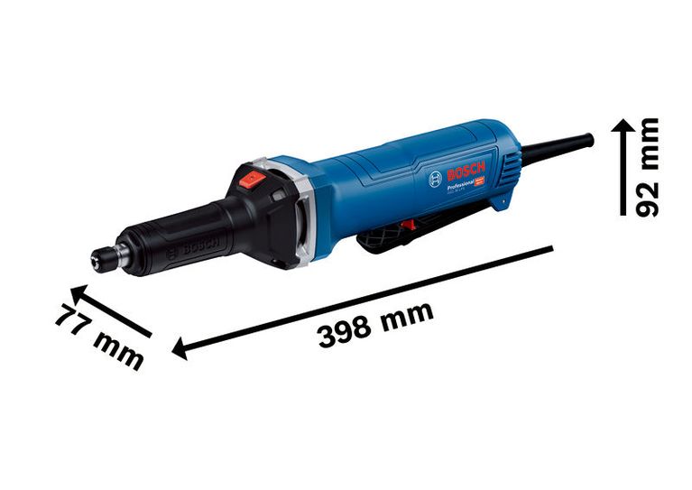 เครื่องเจียรตรง Bosch GGS 30 LPS ดีไซน์กะทัดรัด.