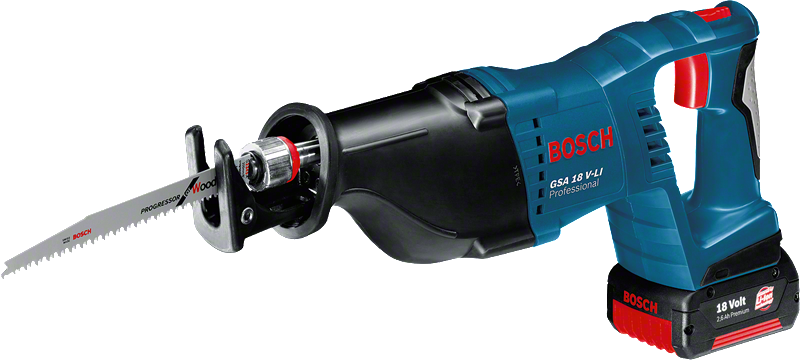 เลื่อยตัดโลหะไร้สาย Bosch GS4 18 V-LI สำหรับงานไม้.