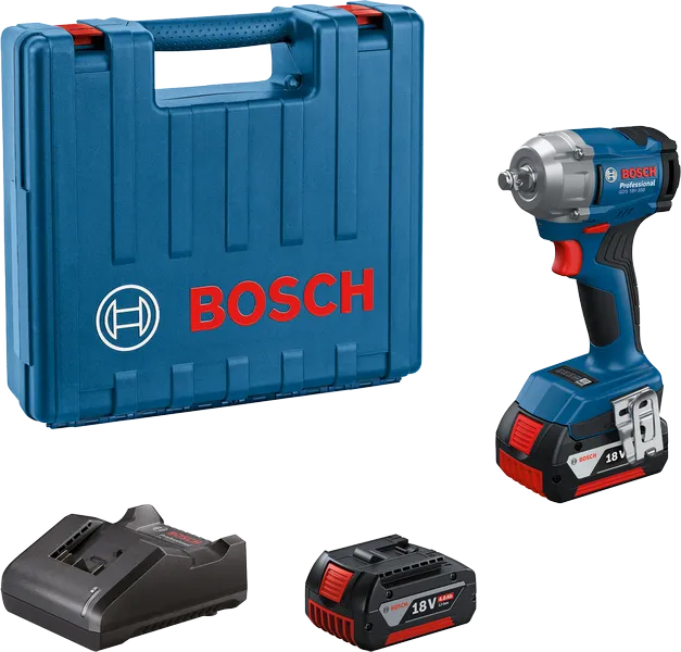 ประแจกระแทกไร้สาย Bosch GDS 18V-350 พร้อมกระเป๋าใส่.
