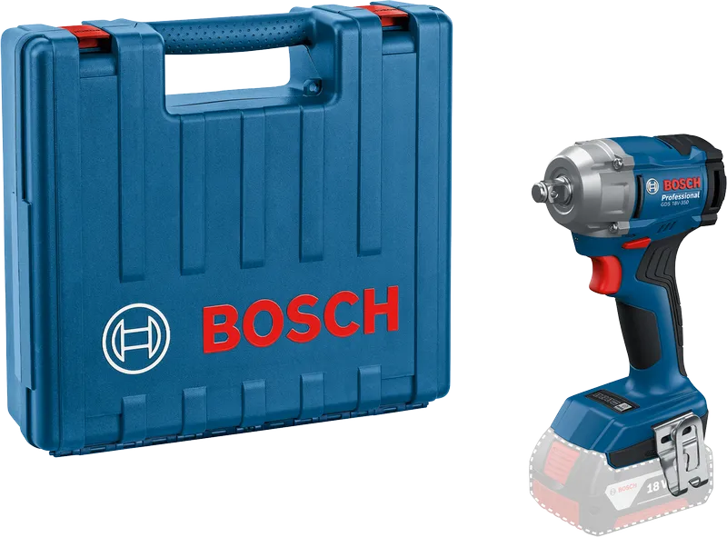 ประแจกระแทกไร้สาย Bosch GDS 18V-350 พร้อมเคส.