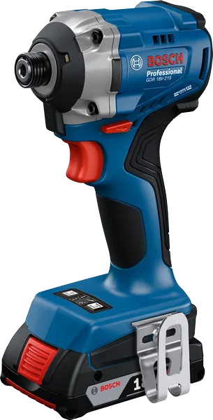ไขควงกระแทกไร้สาย Bosch GDR 18V-215 สำหรับงานขันยึด.