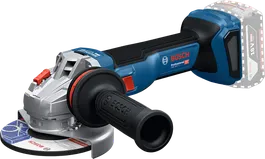 เครื่องเจียรไร้สาย Bosch GWS 18V-11 พร้อมด้ามจับด้านข้าง.