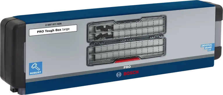 กล่องอุปกรณ์เสริมขนาดใหญ่ Bosch PRO Tough Box ขนาด 50x120x355 มม.
